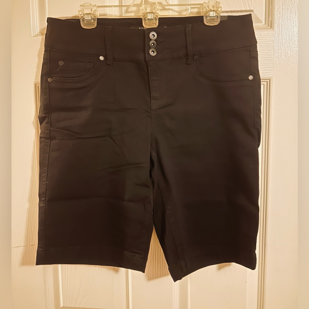 Torrid - Black Button-Front Shorts 16